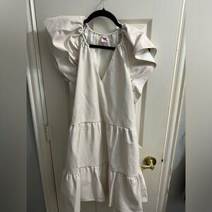 Buddy Love White leather dress